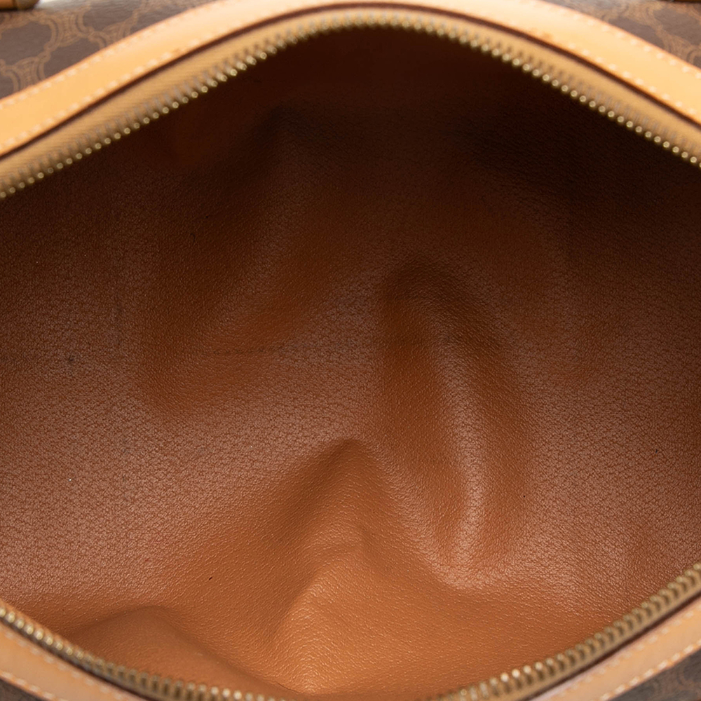 Pre-Loved Celine Macadam Coated Canvas Boston Bag - Picture 4 of 6